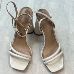 Sam Edelman White Strappy Heels